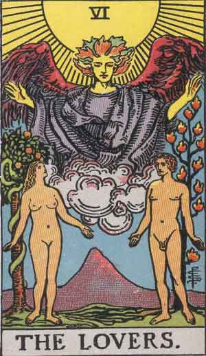 the lovers tarot card meaning of major arcana