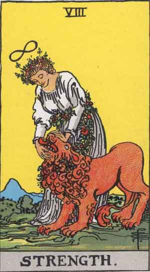the strenght tarot card meaning of major arcana