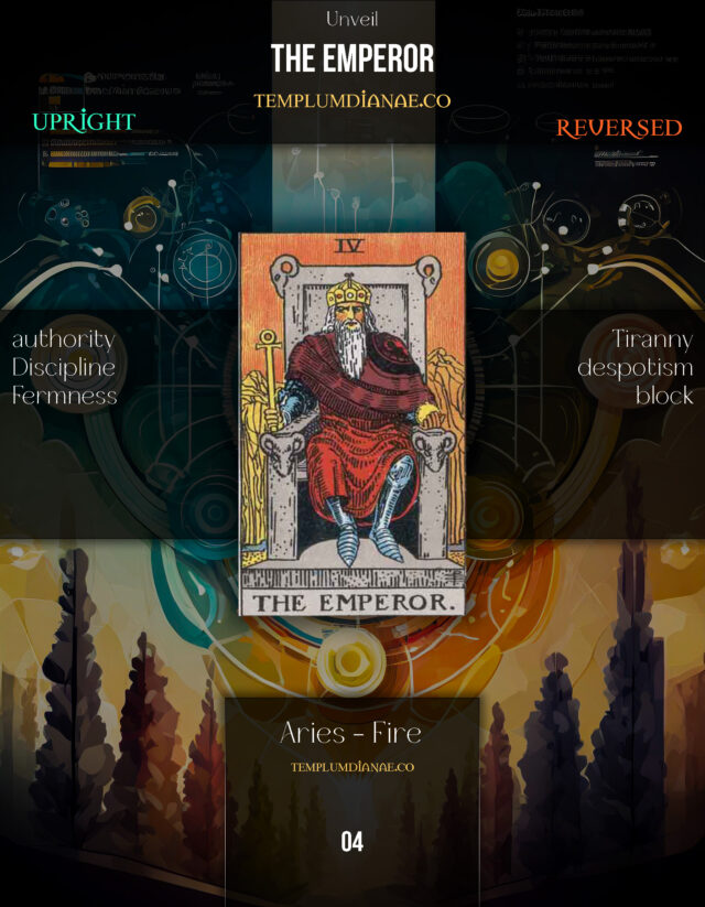 Tarot the Emperor Card Meaning, cheat-sheet