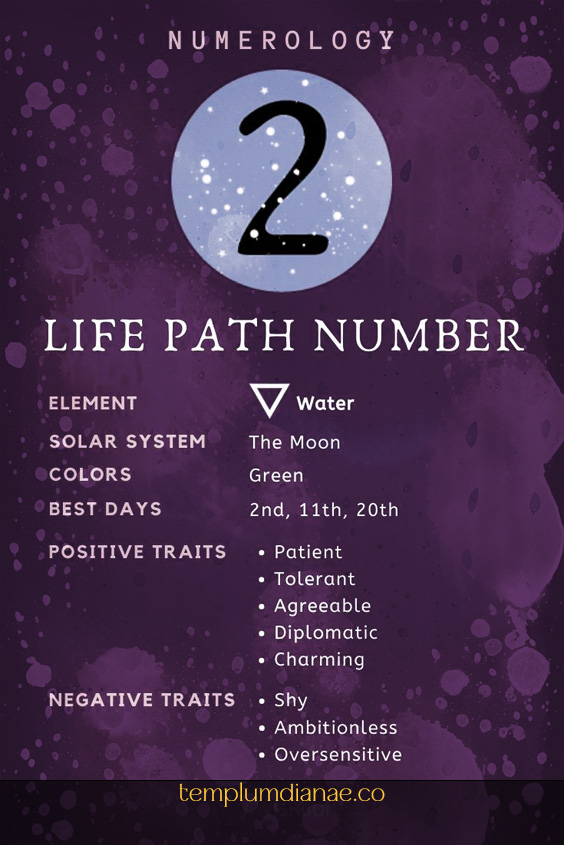 life path number 2 meaning