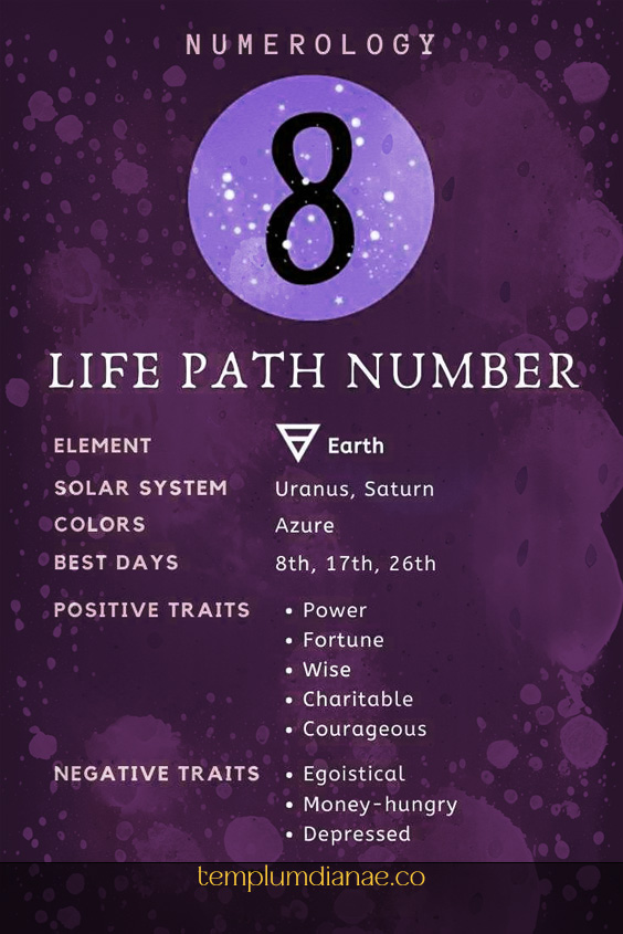 life path number 8 meaning